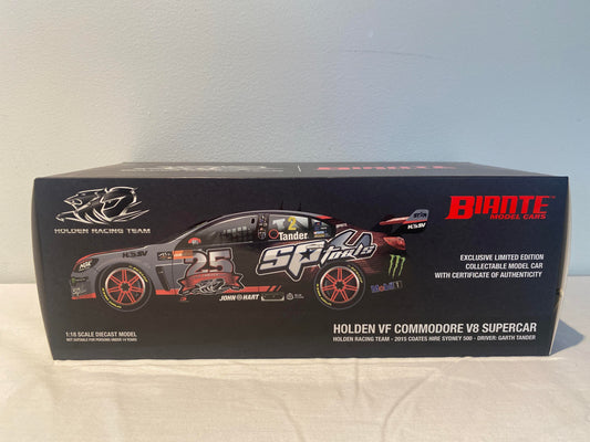 1:18 Holden Commodore V8 Supercar Driver Garth Rander 2015 Coates Hire Sydney
