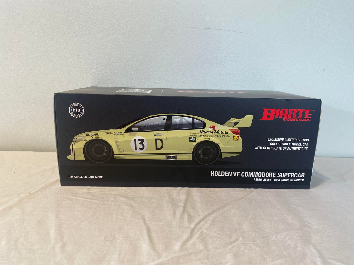 1:18 Holden Commodore 1968 Bathurst Winner Retro Livery Exclusive Limited Edition