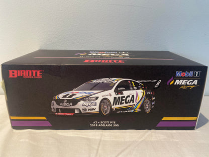 1:18 Scott PYE 2019 Mobile 1 Mega Racing Holden ZB Commodore cert 69168